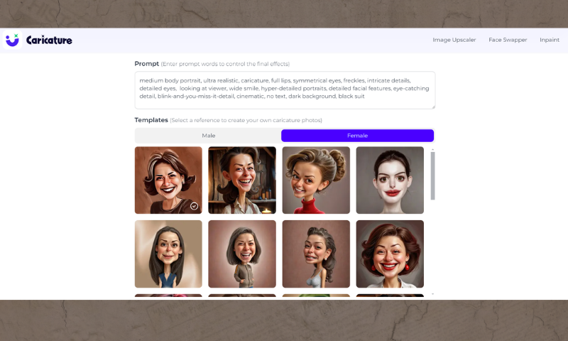 AI Caricature and Image Enlargement: A Guide to Creating High-Resolution Caricature Portraits