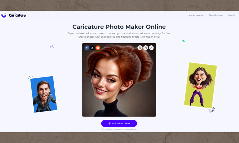 AI Caricature and Image Enlargement: A Guide to Creating High-Resolution Caricature Portraits