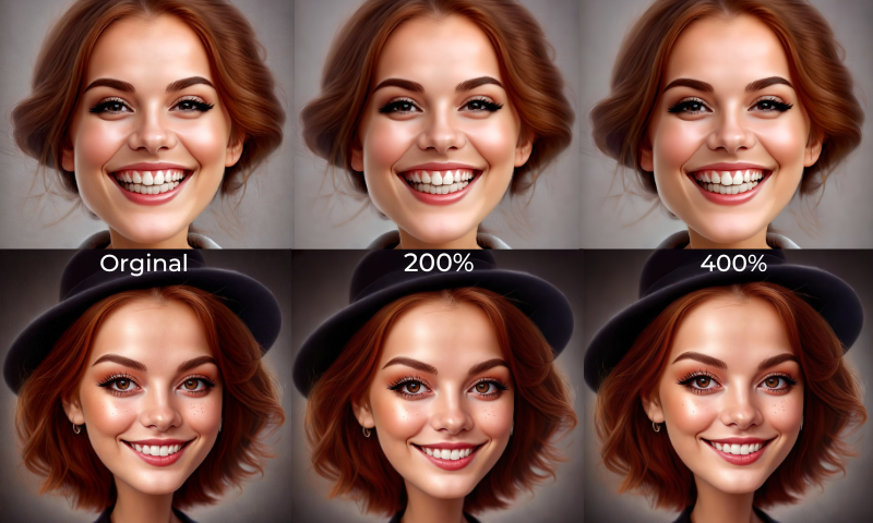 AI Caricature and Image Enlargement: A Guide to Creating High-Resolution Caricature Portraits