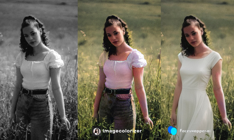 Imagecolorizer: AI Clothes Swapping with Historical Figures and Celebrities