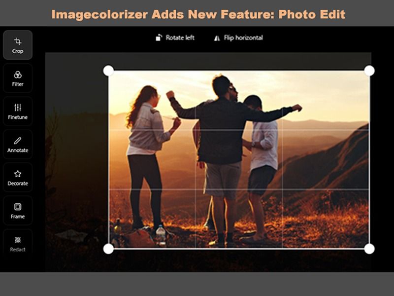 Imagecolorizer Adds a New Feature: Photo Edit